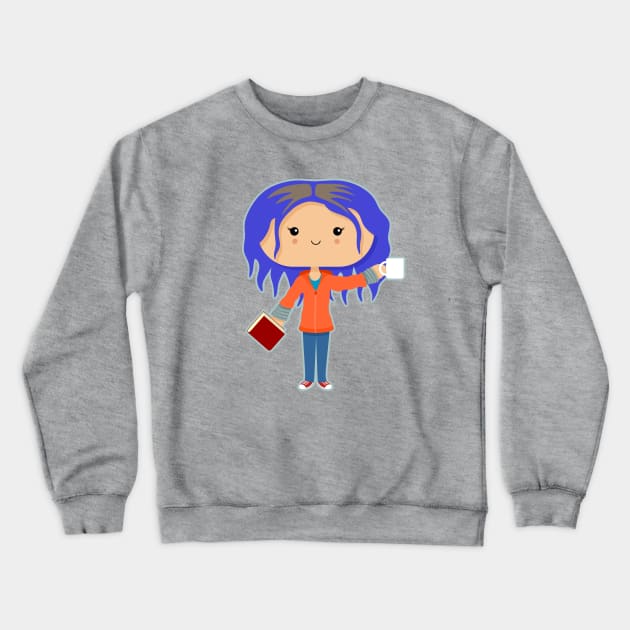 Clementine Crewneck Sweatshirt by sombrasblancas